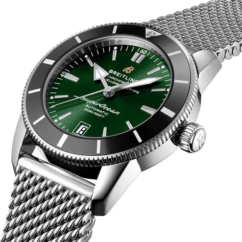 breitling superocean heritage 42 green bezel|breitling superocean heritage chronograph.